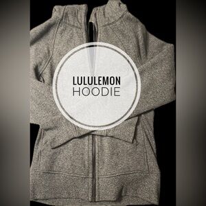 Lululemon scuba gray fleece hoodie size 6